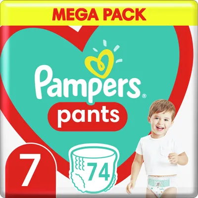 Productafbeelding van Pampers Pants Broekjes, jongens/meisjes, maat 7, 17+ kg, 74 luiers, met extra bescherming tegen lekkage
