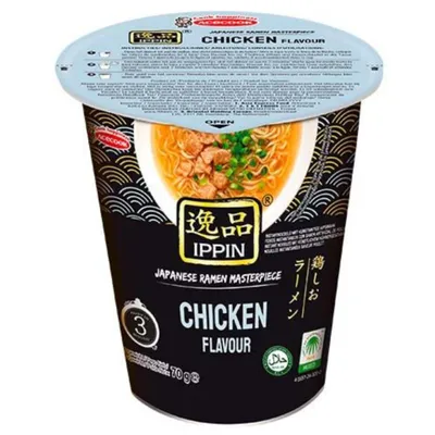 Produktbild von Acecook Ippin Instantnudeln Ramen Chicken Cup 70g