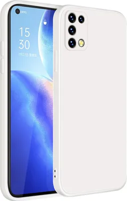 Produktbild von OPPO Reno5 5G Hülle, LaimTop Slim Liquid Silikon Gel Gummi Schutzhülle für OPPO Reno5 5G Weiß