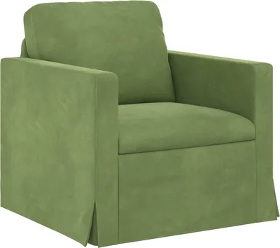 Zdjęcie produktu dla vidaXL Sofa Jasnozielona 78 x 78 x 80 cm Aksamit