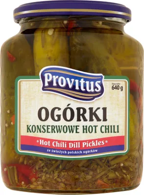 Produktbild von Provitus Scharfe Chili-Gurken 640 G