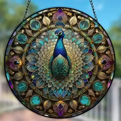 Image de Attrape-Soleil Paon - Élégance et Beauté KP31553