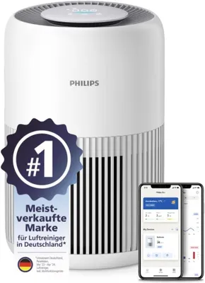 Produktbild von Philips Luftreiniger 900 Serie HEPA NanoProtect Aktivkohlefilter, CADR 250m³/h für 65m² Allergiker, leise, intelligent und energieeffizient AC0950/10