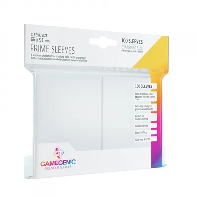 Produktbild von Gamegenic - Prime Sleeves Standard Size (100) Gelb