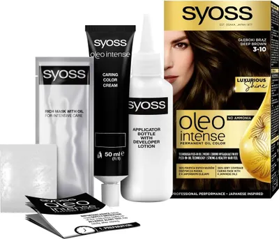 Produktbild von SYOSS Oleo Intense Haarfarbe 3-10 Dunkelbraun