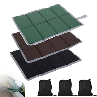3er-Set Thermo-Sitzkissen faltbar wasserdicht 39x29,5 cm