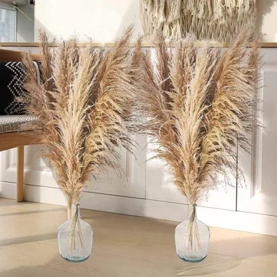 Image de Bouquet de fleurs séchées XXL de 120 cm pour la décoration de mariage