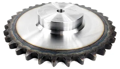 Immagine prodotto di Pignone 20B a 34 denti con mozzo, temprato, P: 31,75, 1 1/4″ Ozdowski a fila singola