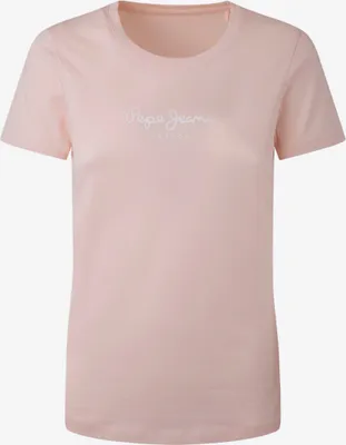 Image de Pepe Jeans New Virginia Ss N T-shirt Rose M Femme Rose M