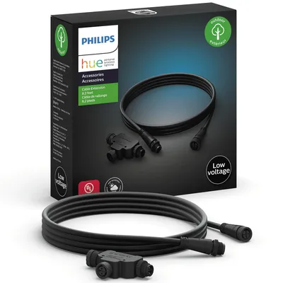 Produktbild von Philips Hue Outdoor Verlängerungskabel 2,5m + T-Stück