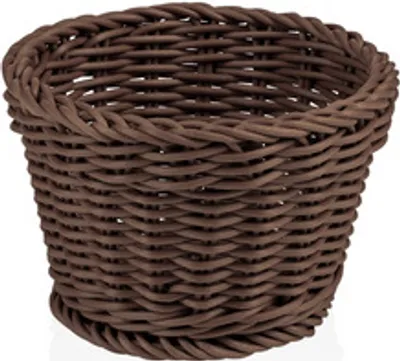 Produktbild von Tischkorb Korb braun Gastro rund ø 13 cm, Polypropylen