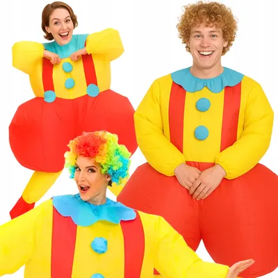 Produktbild von Hopki Aufblasbares Clown Kostüm für Halloween Party