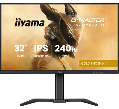 Produktbild von iiyama G-MASTER GB3290QSU-B1, 80 cm (31.5"), 2560 x 1440 Pixel, Quad HD, LED, Schwarz