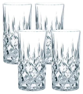 Produktbild von Nachtmann Vorteilsset 2 x 4 Glas/Stck Longdrink 617/91 Noblesse 89208 und Geschenk + Spende