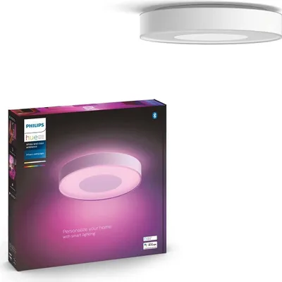 Produktbild von Philips Hue White and Color ambiance Infuse Deckenleuchte L weiß, Intelligente Deckenbeleuchtung, Bluetooth/Zigbee, Weiß, LED, Metall, Nicht austauschbare(s) Leuchtmittel