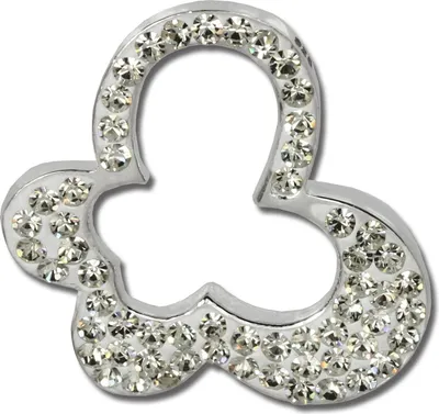Produktbild von SilberDream Damen-Schmuck Anhänger Schmetterling Kristalle Silber weiß GSH204W