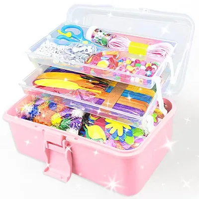 Image de Elzusha - Kit de loisirs créatifs pour enfants, comprenant 3000 pièces