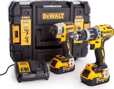 Produktbild von Dewalt DCK266P2T - Schlagbohrschrauber-Set - gelb/schwarz