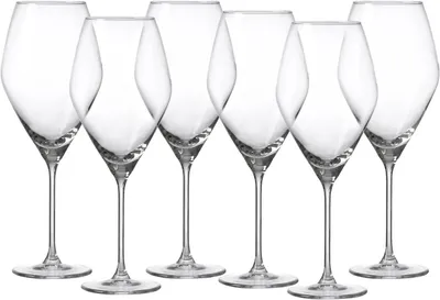 Weißweingläser-Set Salsa, 6 Stück, je 340 ml, Glas