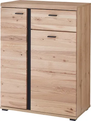 Produktbild von Schuhschrank, Front Esche massiv gebürstet, SARINA-36, B/H/T ca. 80/107/40 cm