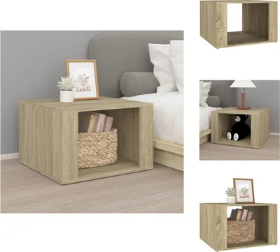 Obrázok produktu pre vidaXL Nočný stolík Sonoma dub 57x55x36 cm materiál na báze dreva - Nočné stolíky