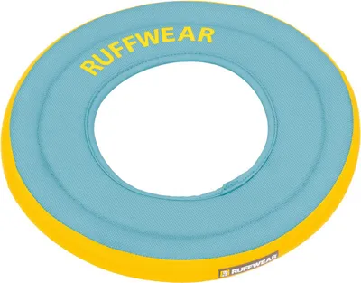 Produktbild von Ruffwear Hundespielzeug Hydro Plane Toy Biolumin Blue, Größe: L