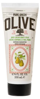 Image de Korres Pure Crème grecque pour le corps à l'olive, au miel et à la poire 200 ml