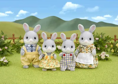 Produktbild von Sylvanian Families Waldkaninchen: Familie Hoppel