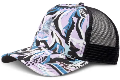 Produktbild von DJINNS Trucker Cap HFT Flowerpattern purple/black