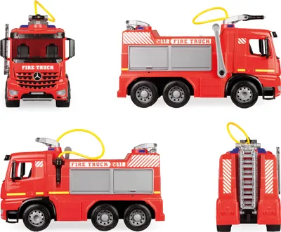 Produktbild von Lena GIGA TRUCKS Ride-on Fire truck Arocs, Feuerwehrauto, 3 Jahr(e), Mehrfarbig