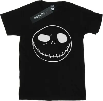 Produktbild von Disney - "Nightmare Before Christmas Jack's Big Face" T-Shirt für Herren BI43737 (XXL) (Schwarz)