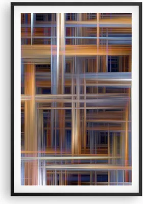 Produktbild von Gerahmtes Poster - Schwarzer Rahmen - Abstraktion modern - 61x91,5 cm - Wand Bild - Wanddeko - Wandbilder - Kunstposter - Wandposter - Bilderrahmen - Bilder - Kunstdruck - Wandbild - P2BPA61x91-3430