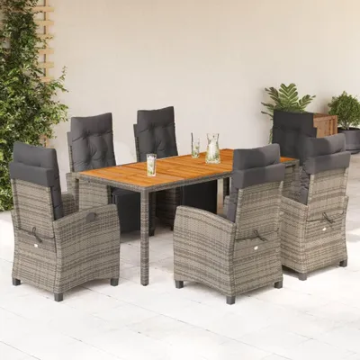 Image de Canapé de jardin - Ensemble de salon de jardin - Banc de jardin - Banc d'extérieur - Mobilier de jardin - Dossier réglable
