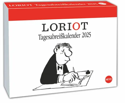 Produktbild von HEYE Tagesabreißkalender 2025 Loriot