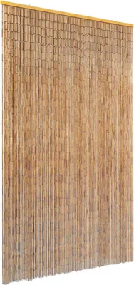 Produktbild von The Living Store Insektenschutz Türvorhang Bambus 120 x 220 cm