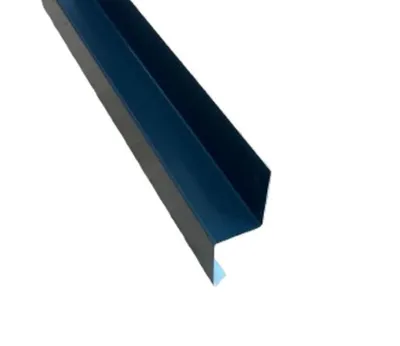 Produktbild von 1 m Tropfblech Kantblech Wandwinkel Wandblech Alu anthrazit RAL 7016 Zuschnitt 35 cm