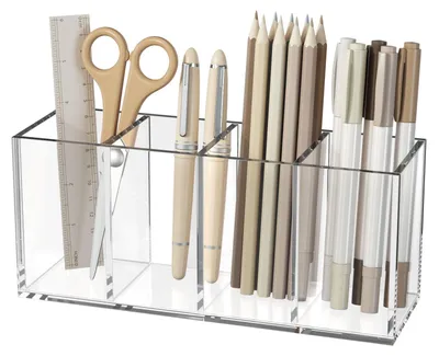 Produktbild von Stiftehalter aus Acryl mit 4 Öffnungen