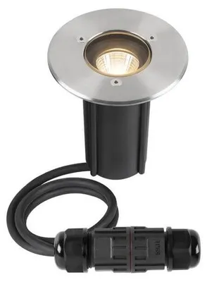 Obrázek produktu pro SLV 1007680 DASAR S, LED zapuštěné podlahové svítidlo, kulaté, 4W, 3000K, 24°, IP67, válcové, antracitová barva
