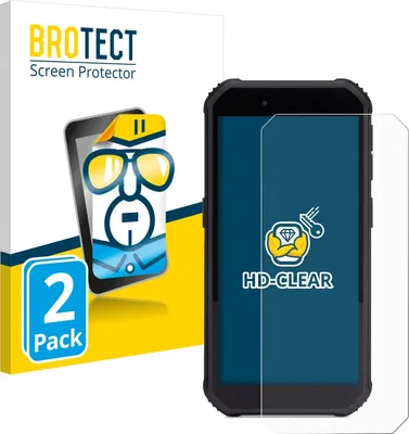 Produktbild von 2x Für SkyCaddie SX550 Schutzfolie BROTECT Displayschutz Display Schutz Folie Klar Transparent