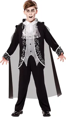 Vampir Kostüm Nathan für Kinder 5-12 Jahre Halloween Fasching Karneval Mottoparty