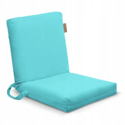 Produktbild von Klappbare Oxford Strandliege Hellblau – Tragbar Gartenliege, leichte Campingliege