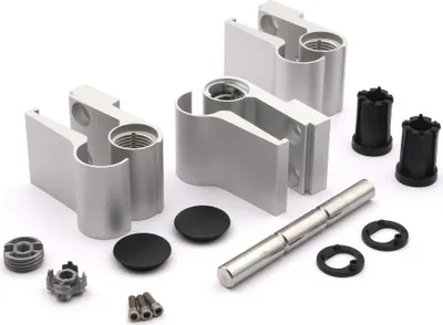 Produktbild von Schüco Aufsatztürband 279560 silber, 22 mm, nach innen oder außen öffnend