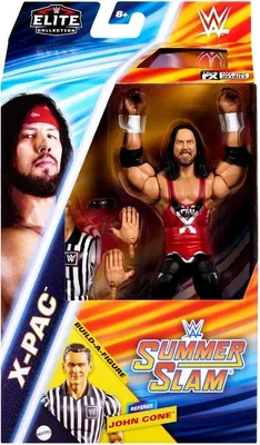 Produktbild von Mattel WWE Elite Summer Slam X-Pac Actionfigur, 12 cm hoch und 12 cm breit