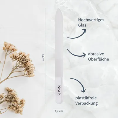 Produktbild von Feine Glasnagelfeile für natürliche und gepflegte Nägel