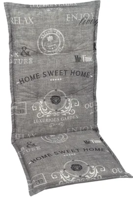 Produktbild von GO-DE Sesselauflage hoch 50 x 120 x 6 cm grau