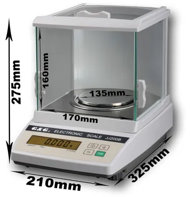 Produktbild von Präzisionswaage Laborwaage Zählwaage - 110 g - 0,001 g - 7 Wiegeeinheiten - Mit Zähl- und Tarafunktion
