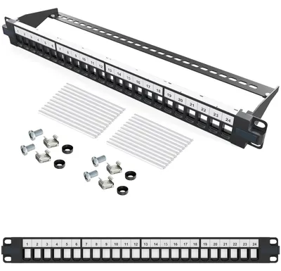 Zdjęcie produktu dla shiverpeaks BS75066, Czarny, Montaż półkowy, 1U