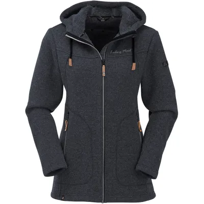 Produktbild von Maul Sports Damen Wilde Kaiserin Strickfleecejacke dunkelblau 44
