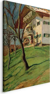 Immagine prodotto di Quadri astratti di August Macke per la parete, 80x120 cm, confezione singola – Decorazioni per la parete della camera da letto, stampe su tela, quadri per il soggiorno, stampa su tela. Codice prodotto: l-F-10677-b-a