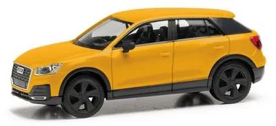 Image de Herpa 028677-003 - Audi Q2 au 1/87, bleu turbo - Neuf
